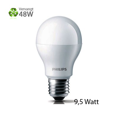 Philips LED-lamp E27 Grote Fitting 9,5W