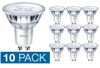 10x Philips Corepro GU10 LED spot 4,6 watt extra warm wit 2700K