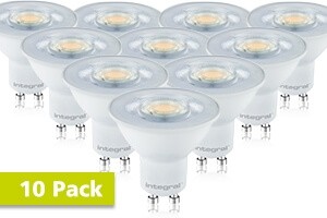 10x Integral GU10 LED spot 4,7 watt 2700K extra warm wit