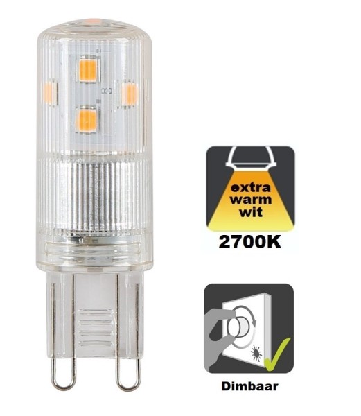 Integral LED - G9 LED - 2,7 watt - 2700K - 300 lumen - Dimbaar THUMBNAIL