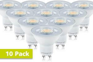 beschaving breedtegraad Zwerver Integral GU10 LED spot | Dimbaar | 5,5 watt | 2700K | 10 pak | Leds Refresh