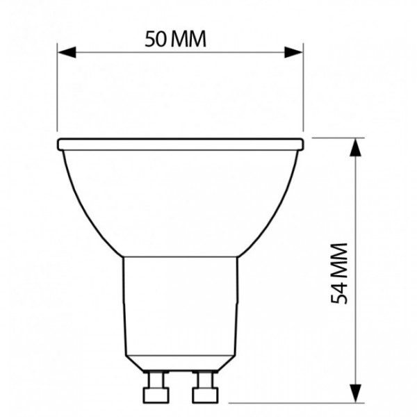 Philips GU10 LED spot 5 watt neutraal wit