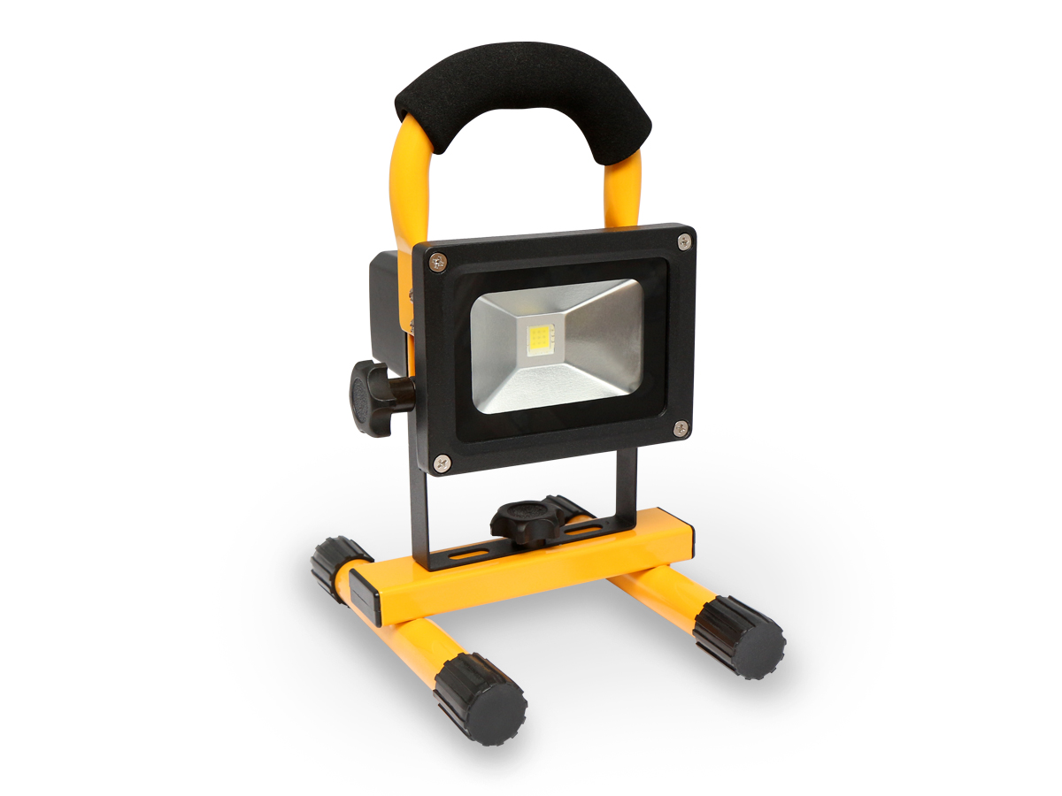 Draagbare LED bouwlamp 10 watt | Thuis- autolader | Nu € 39,95 | Leds Refresh