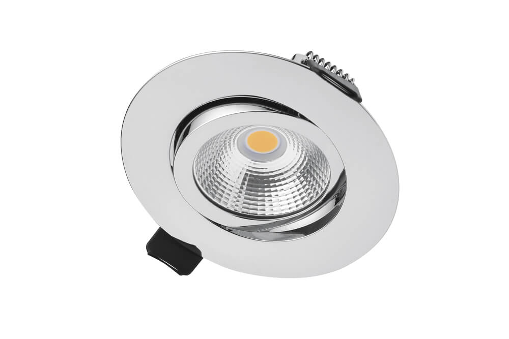 Bereid Toegangsprijs achterzijde Integral LED downlight | 4000K | 6,5 watt | kantelbaar | dimbaar | Leds  Refresh