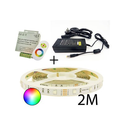 Plug-and-Play LED-strip RGB 2m