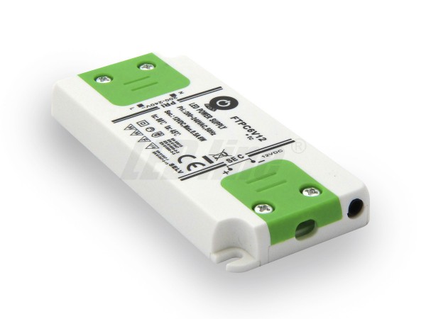 Inbouw LED trafo 6 watt 12VDC 0,5A IP20