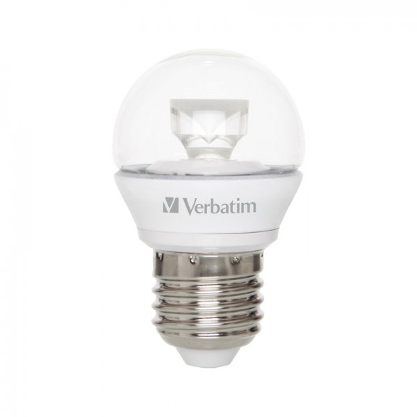 Verbatim LED Kogellamp E27 warm wit 4,5W