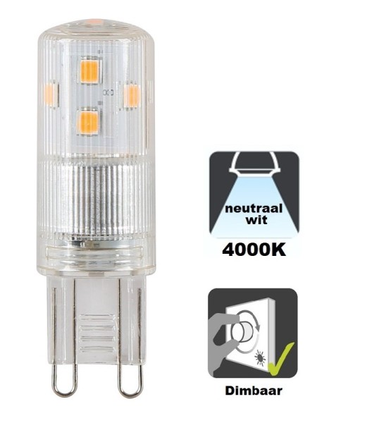 Integral LED - G9 LED - 2,7 watt - 4000K - 300 lumen - Dimbaar THUMBNAIL