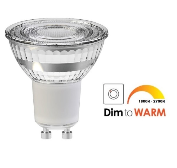 Integral LED - GU10 LED spot - 3,6 watt - 400 lumen - 1800K-2700K - Dimtone