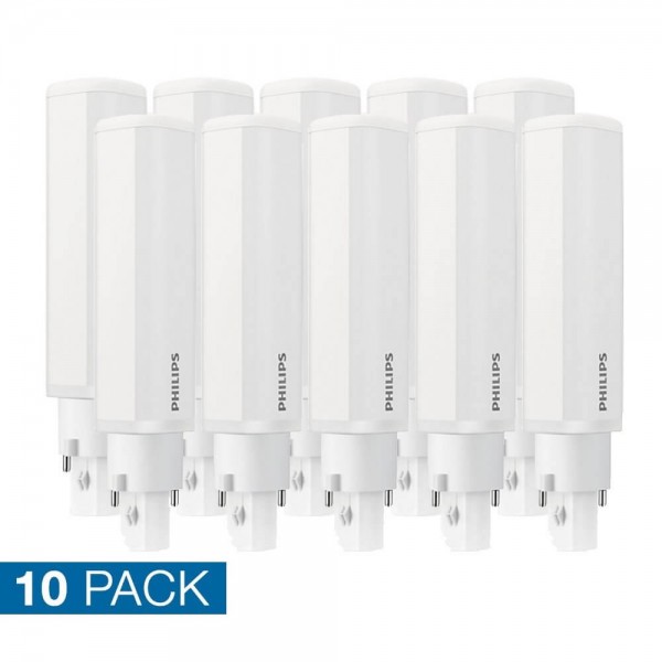 10x Philips PLC LED 8,5 watt warm wit 2 pins 830 G24D-3