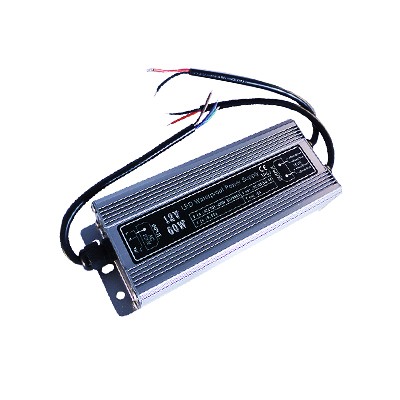 LED-trafo 12V IP67 60W voor binnen en buiten