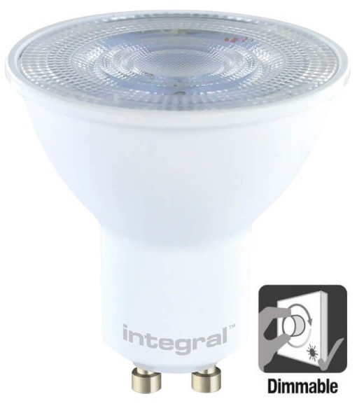 Integral LED - GU10 LED spot - 3,6 watt - 4000K - 400 lumen - dimbaar