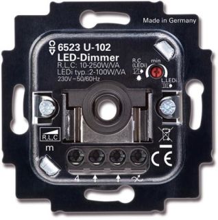 Busch-Jaeger | LED draaidimmer 6523U-102 | 2 -100 watt | Inbouw Leds Refresh