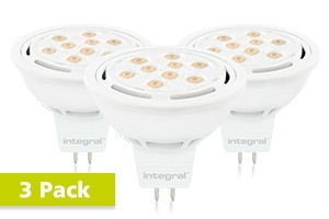 3x Integral GU5.3 LED spot 8 watt neutraal wit