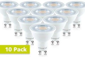 10x Integral GU10 LED spot 5,7W neutraal wit