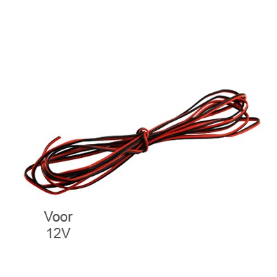 2-aderig Snoer voor 12V of 24V