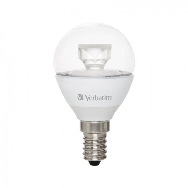 Verbatim LED Kogellamp E14 warm wit 4,5W
