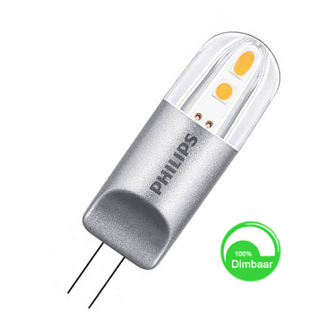 Ruimteschip duizelig Bedrijfsomschrijving Philips G4 LED | 2 watt | Extra warm wit 2700K | Dimbaar | € 6,49 | Leds  Refresh