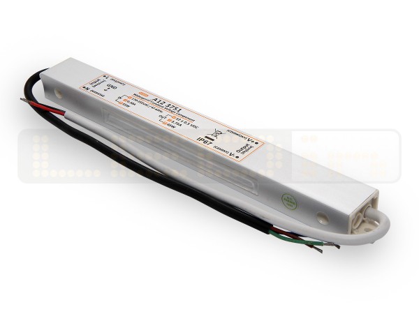 LED trafo 45 watt 12VDC 3,75A IP67