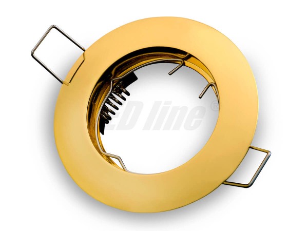 Inbouwarmatuur modern rond GOUD