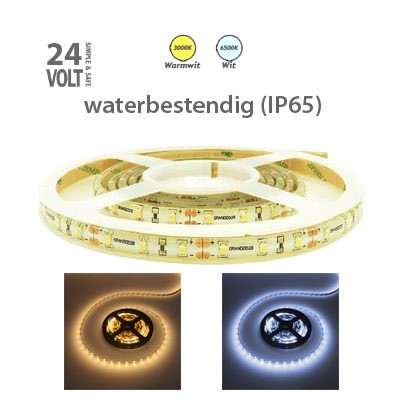 LED-strip 24V IP65 60x3528 (sterk)